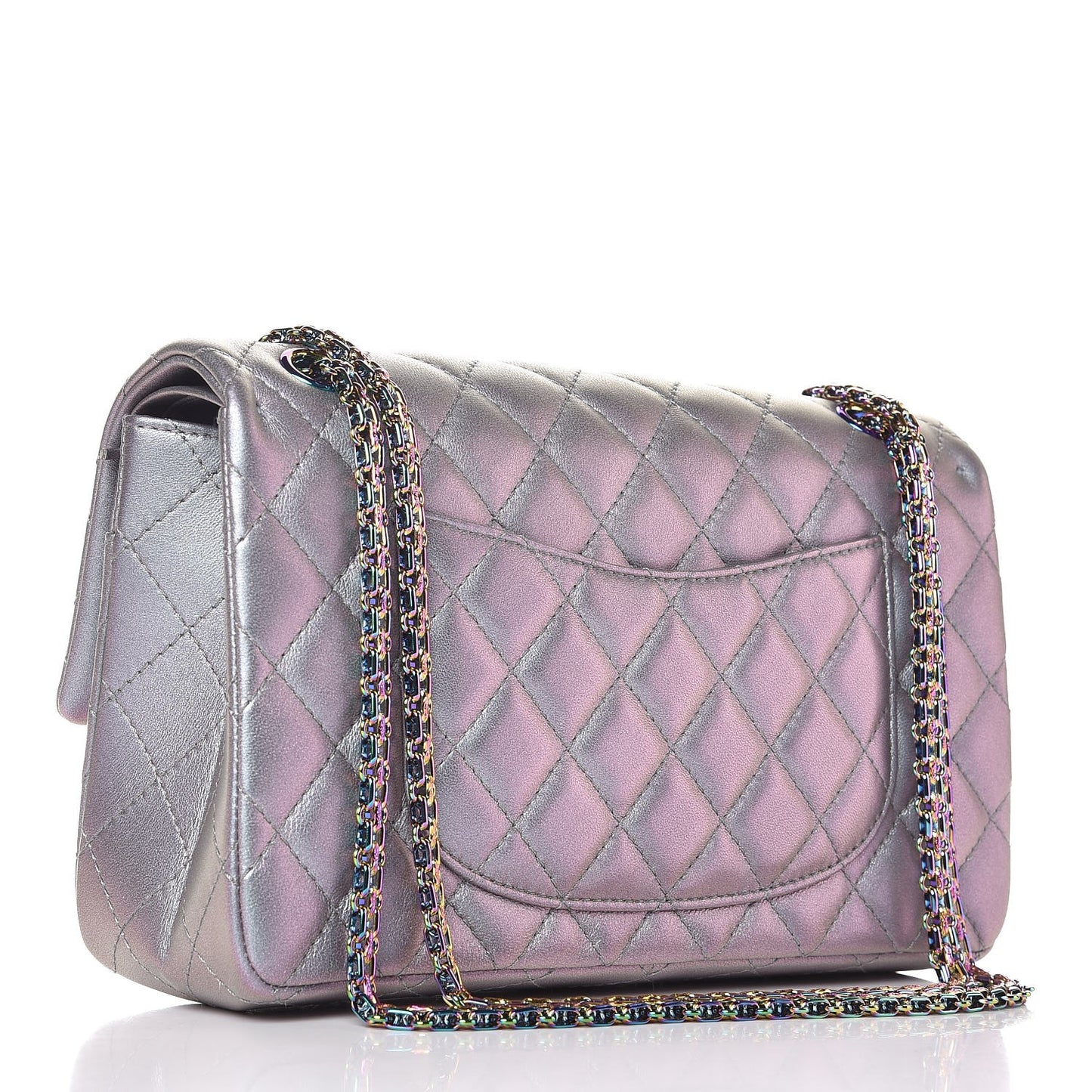 Iridescent Lambskin Quilted 2.55 Reissue 226 Flap Light Purple