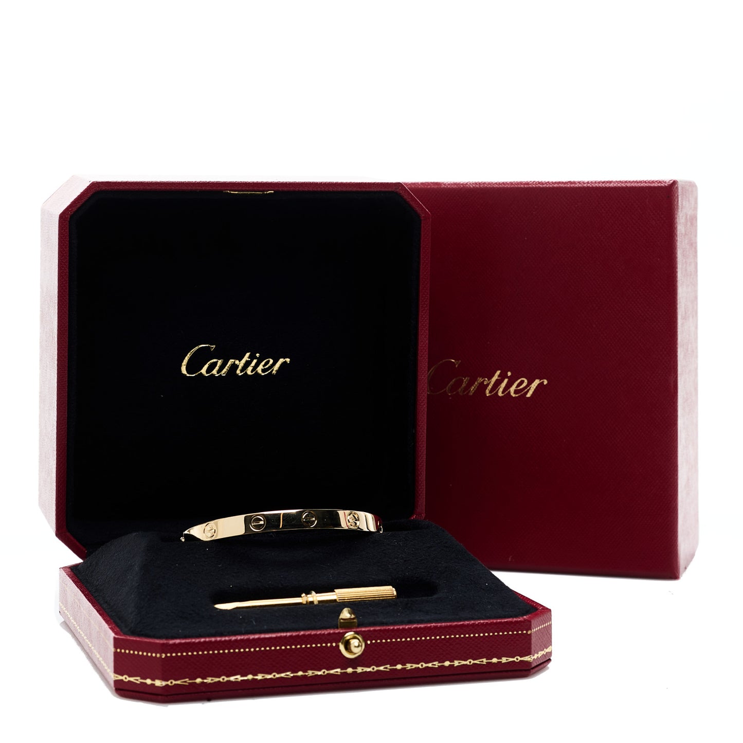 18K Yellow Gold LOVE Bracelet 17