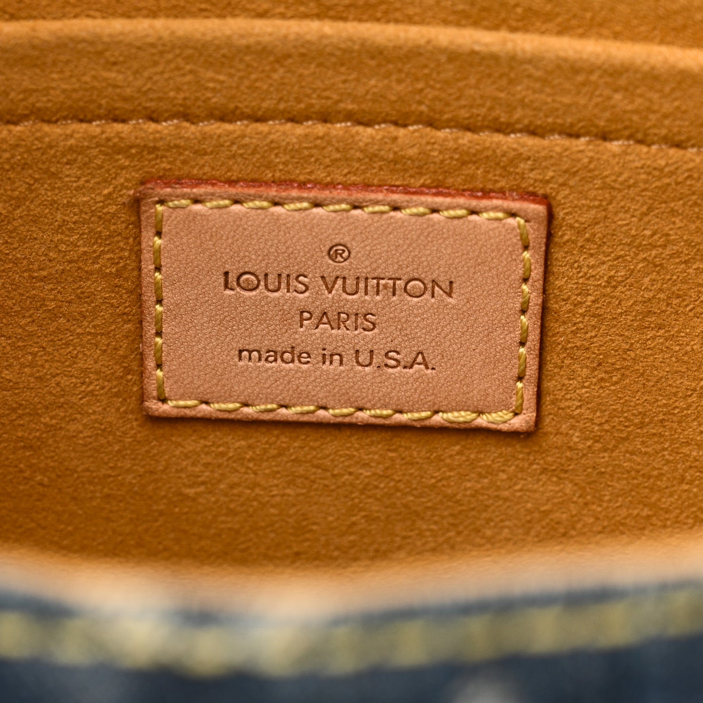 Monogram Denim Mini Pleaty Blue