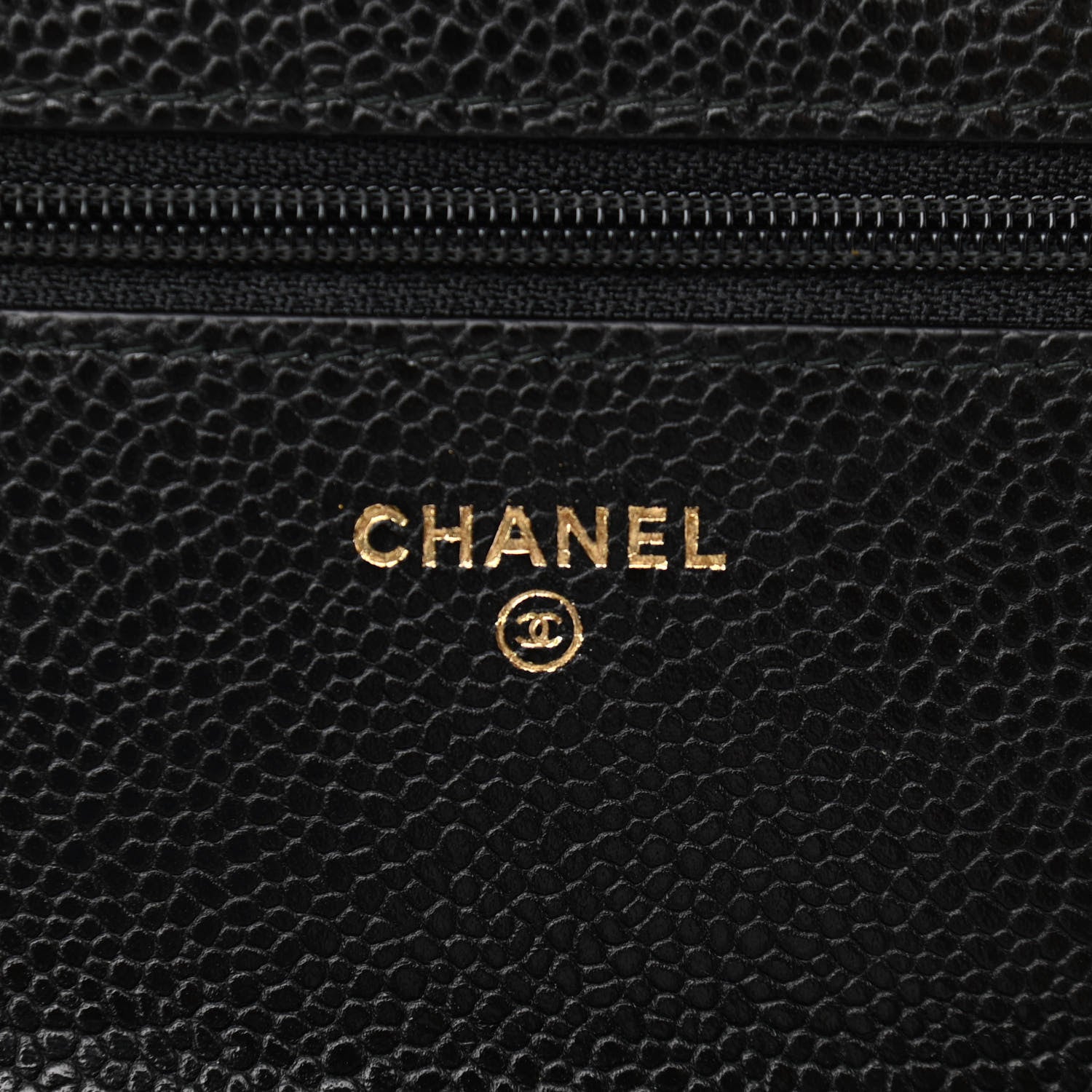 Chanel Caviar Quilted Golden Class Wallet On Chain WOC Black 6 of 14