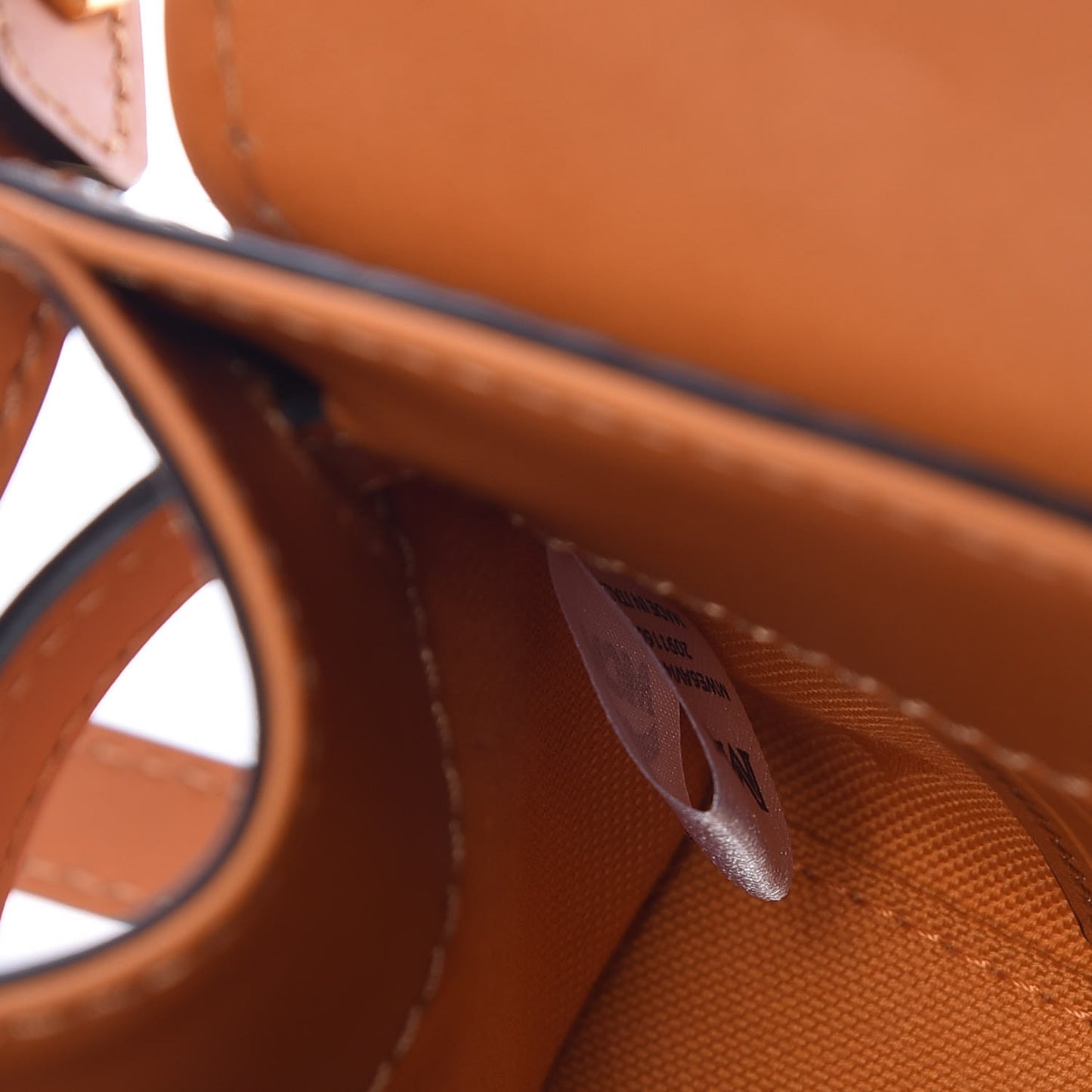 Visetos X-Mini Heritage Top Handle Satchel Cognac