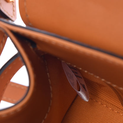 MCM Visetos X-Mini Heritage Top Handle Satchel Cognac 8 of 11