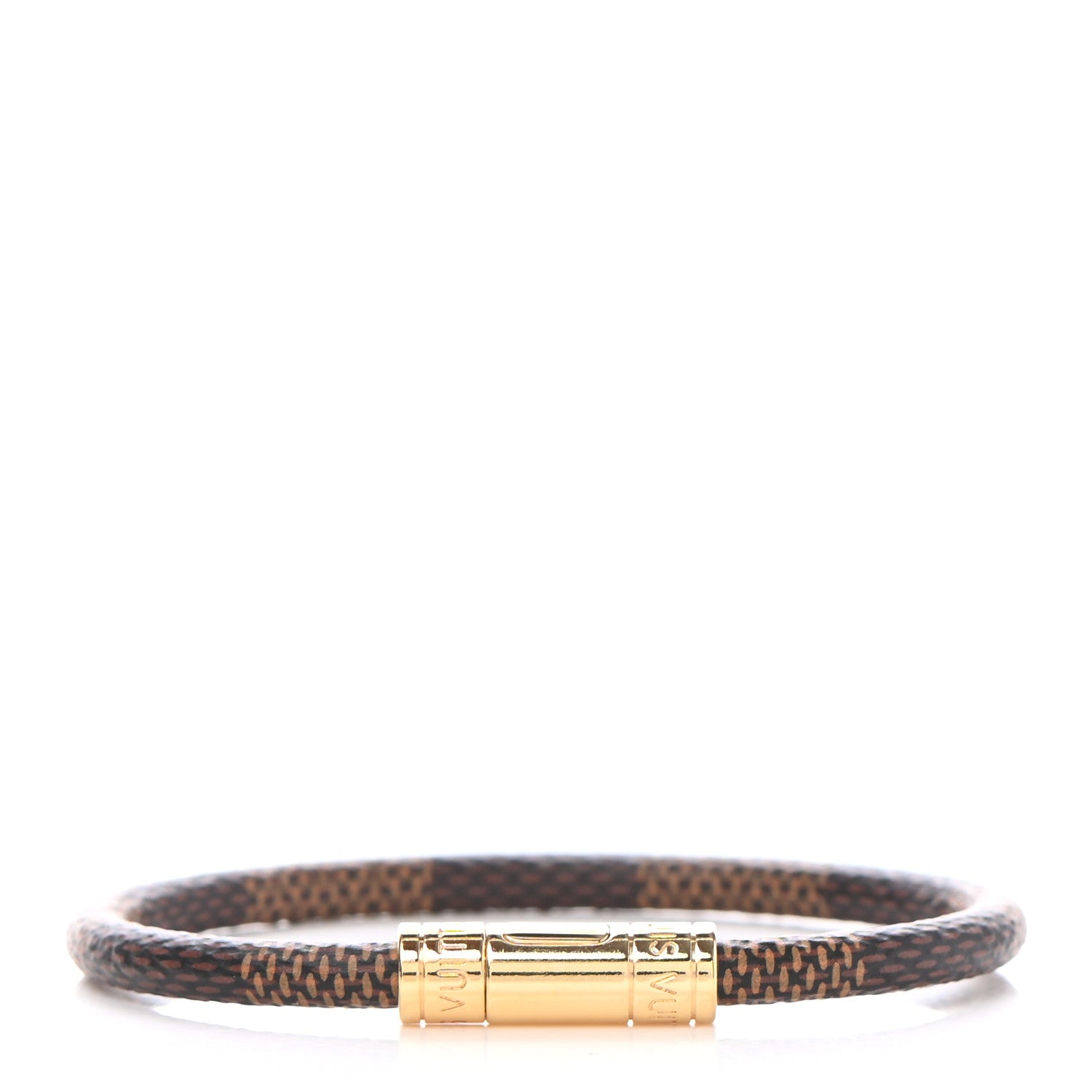 Louis Vuitton Damier Ebene Keep It Bracelet 19 1 of 4