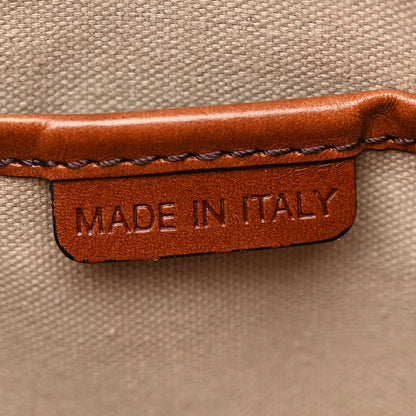 Burberry Prorsum Buffalo Raffia Tote Dark Tan 7 of 15