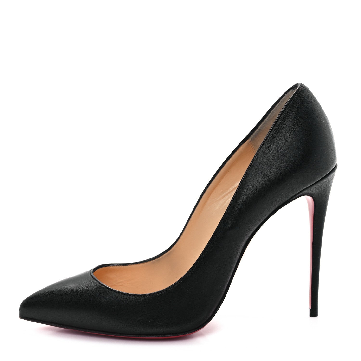 Christian Louboutin Shiny Nappa Pigalle Follies 100 Pumps 39 Black 1 of 11