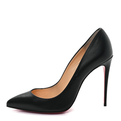 Christian Louboutin Shiny Nappa Pigalle Follies 100 Pumps 39 Black 1 of 11