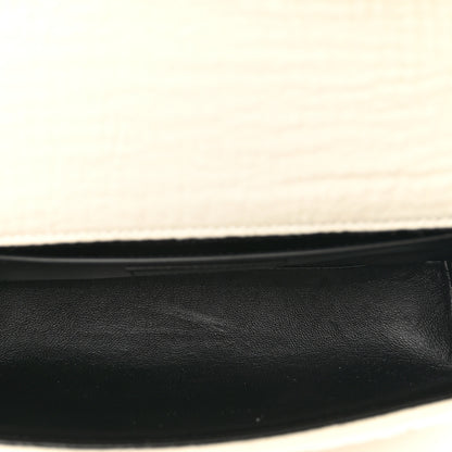 Saint Laurent Crinkle Cotton Patchwork Monogram Medium Jamie Vanilla Ice 6 of 9