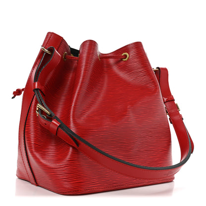 Louis Vuitton Epi Petit Noe Castillan Red 3 of 9