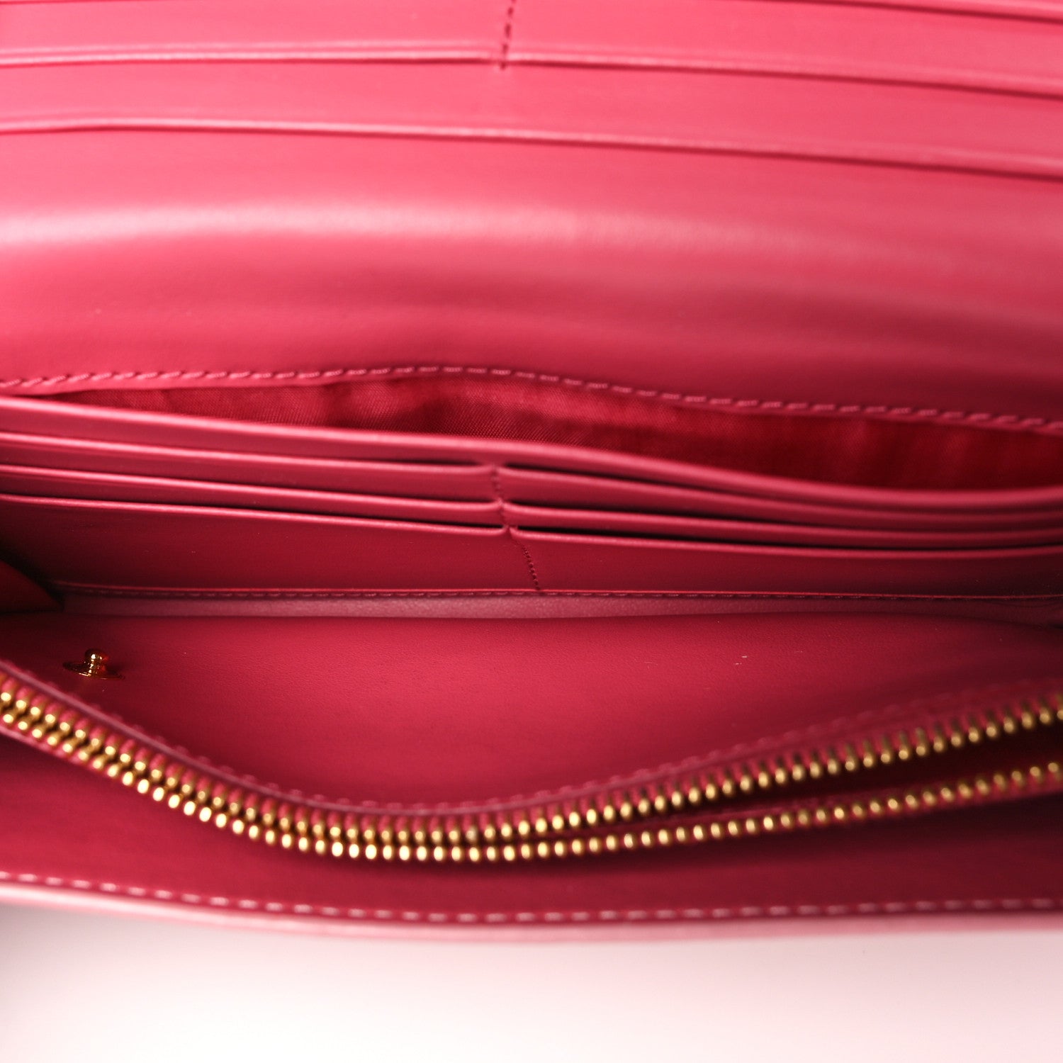 Prada Saffiano Bow Continental Wallet Petalo 5 of 8