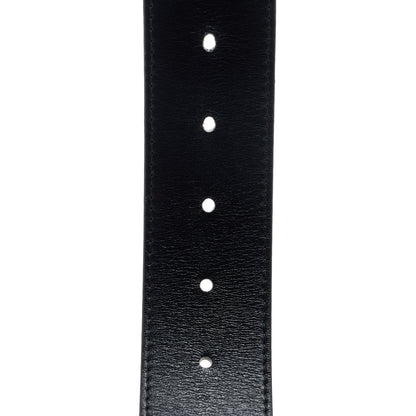 Louis Vuitton Calfskin 40mm LV Optic Reversible Belt 100 40 Black Anthracite Gray 4 of 5