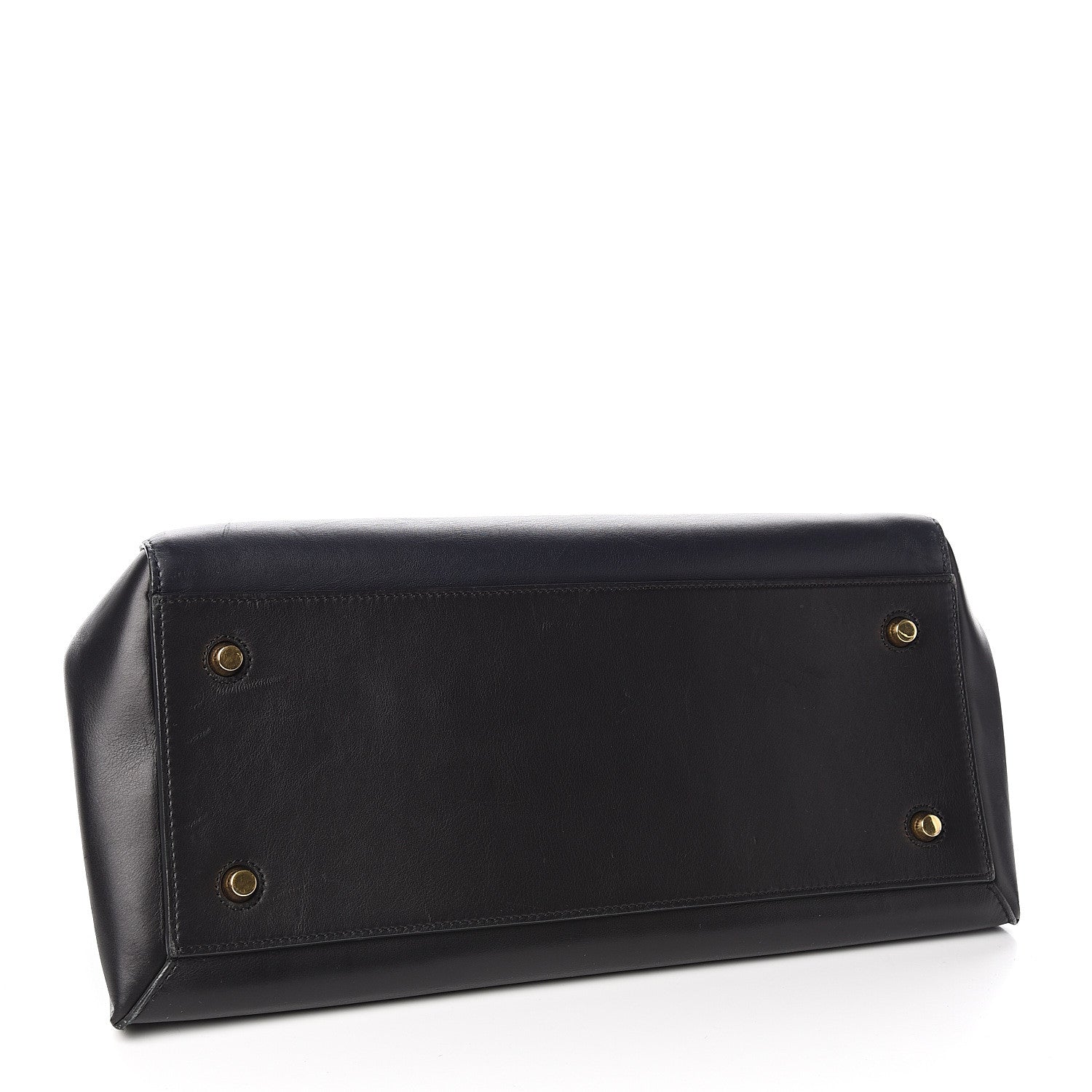Celine Supple Calfskin Medium Edge Shoulder Bag Black 3 of 10