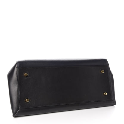 Celine Supple Calfskin Medium Edge Shoulder Bag Black 3 of 10