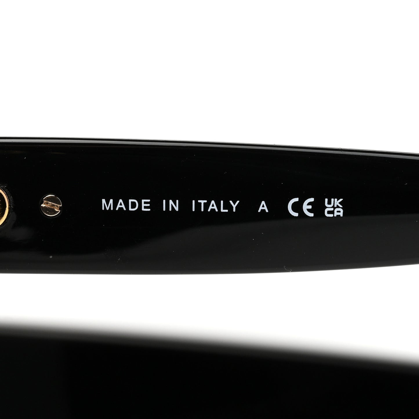 Acetate Square CC Heart Sunglasses 5478 Black