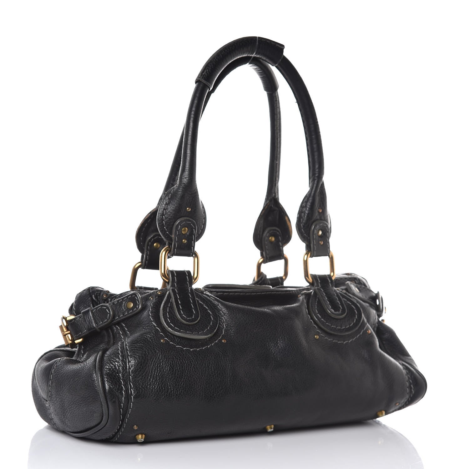Chloe Calfskin Medium Paddington Satchel Black 3 of 18