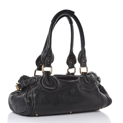 Chloe Calfskin Medium Paddington Satchel Black 3 of 18