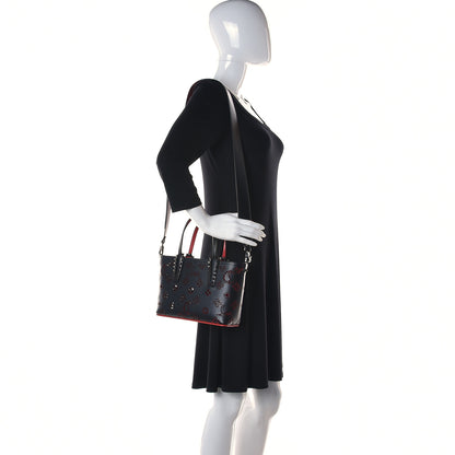 Christian Louboutin Perforated Mini East West Cabata Tote Black 2 of 10