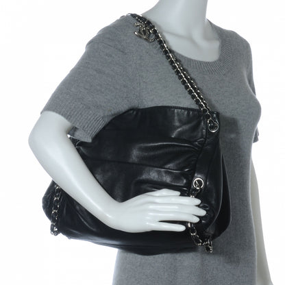 Chanel Lambskin Large Sharpei Shoulder Bag Black 2 of 7
