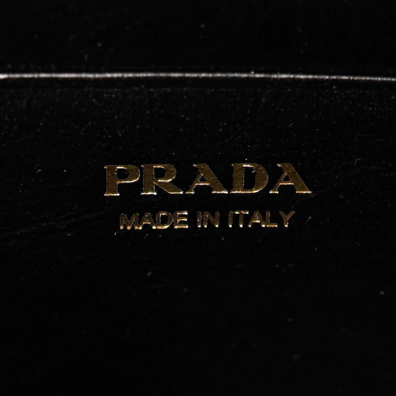 Prada Shiny Calf Pouch Black 6 of 7
