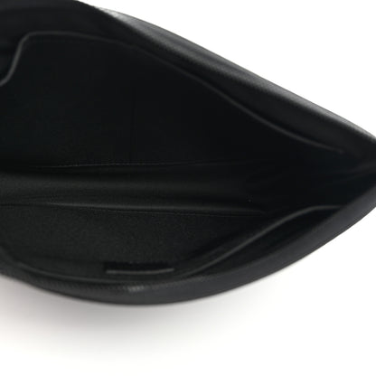 Louis Vuitton Shadow Calfskin Monogram Pochette Voyage Souple Black 5 of 6