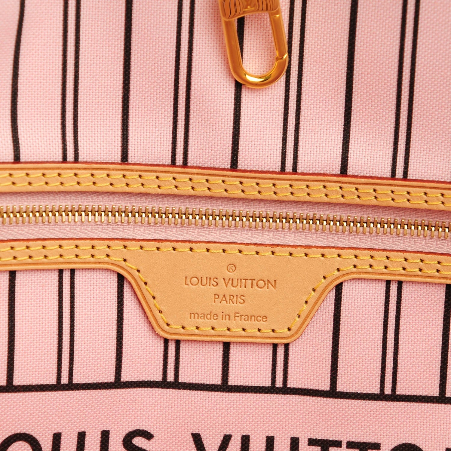Louis Vuitton Monogram Neverfull MM Rose Ballerine 6 of 7