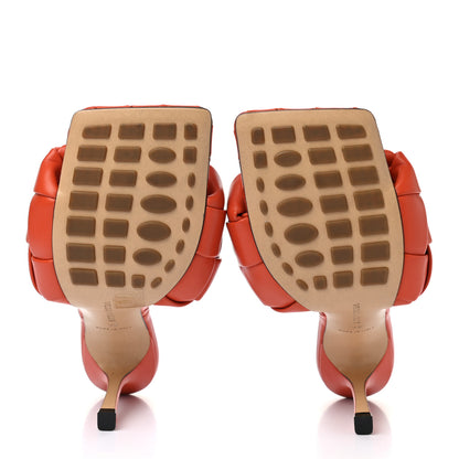 Bottega Veneta Nappa Maxi Intrecciato Lido Mule Sandals 39 Paprika 7 of 8