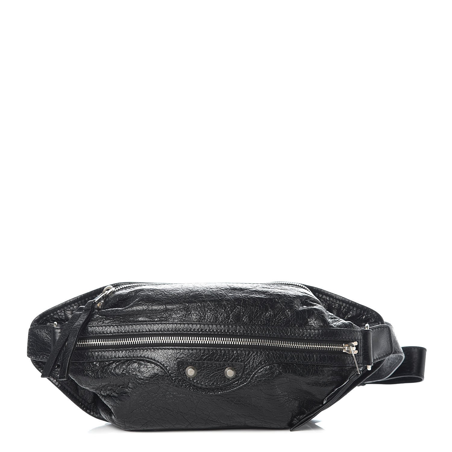 Balenciaga Lambskin Classic Hardware Neo Lift Hip Bag Black 1 of 10