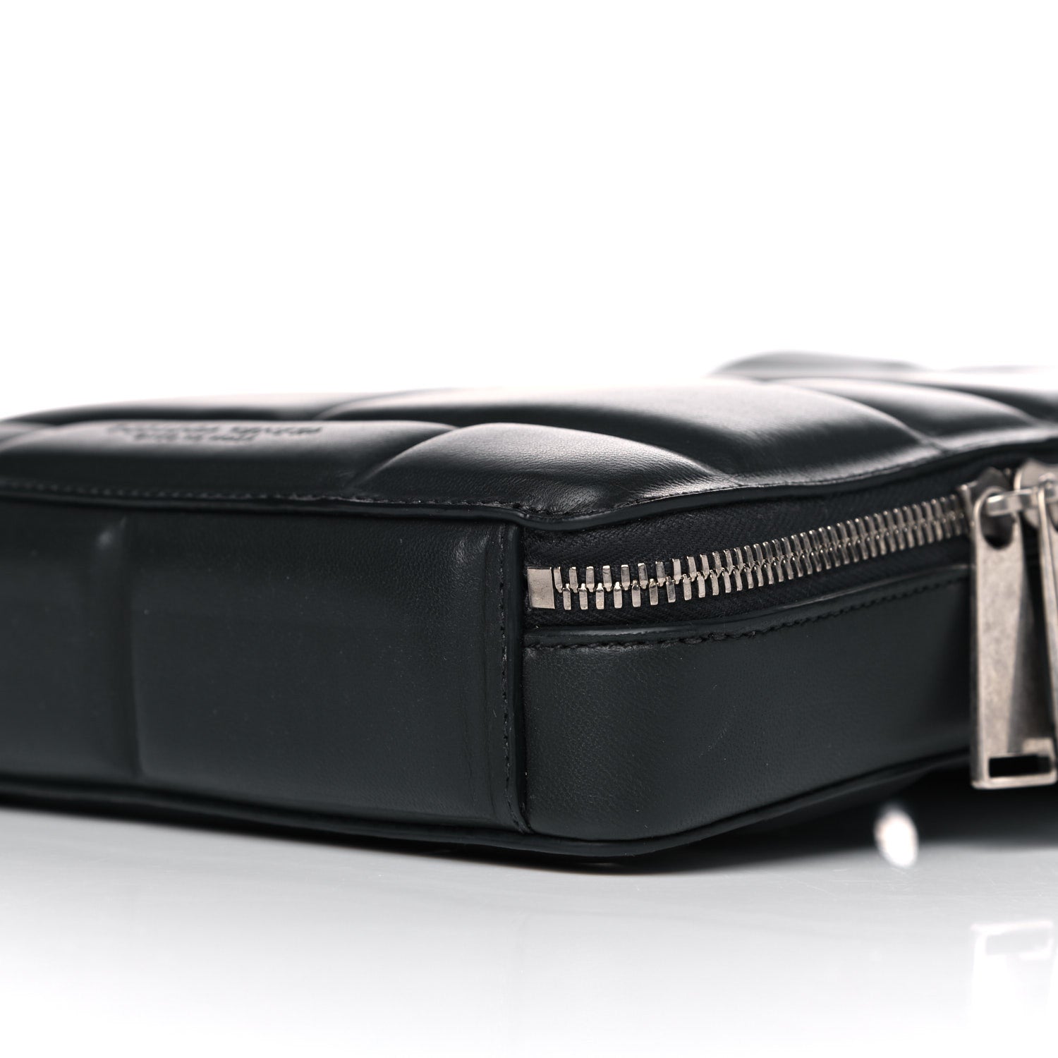 Bottega Veneta Embossed Nappa Crossbody Bag Black 9 of 12