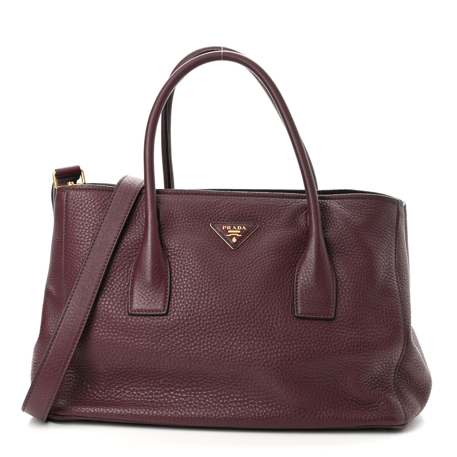 Prada Vitello Daino Tote Granato 1 of 10