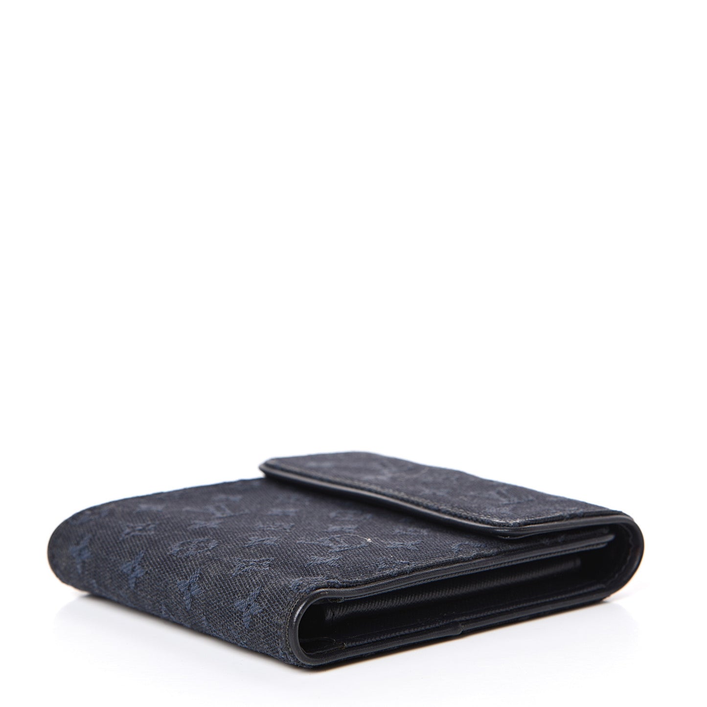 Mini Monogram Compact Wallet Blue
