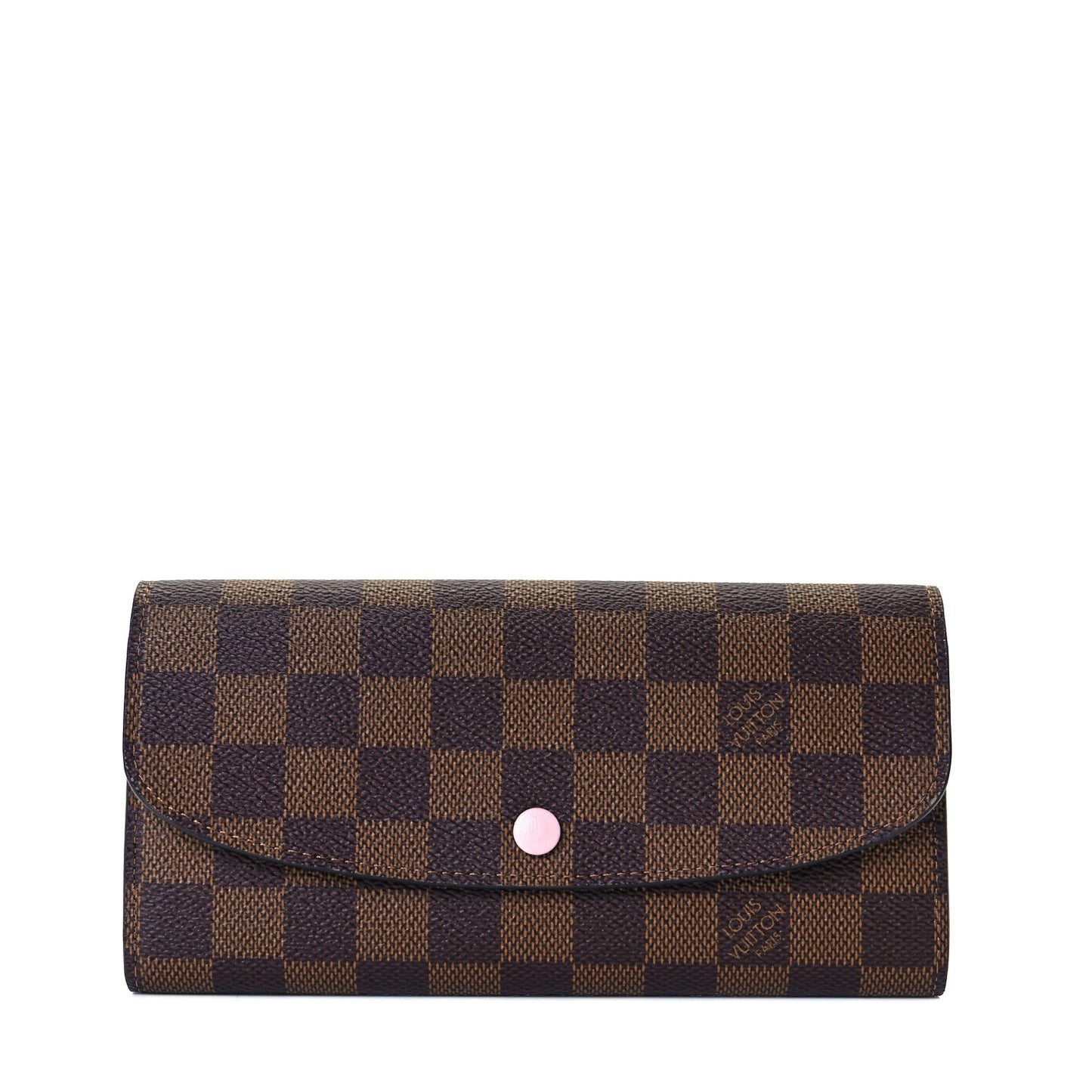Damier Ebene Emilie Wallet Rose Ballerine