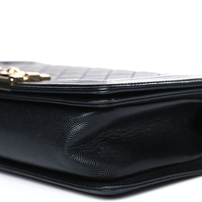 Chanel Caviar Quilted Medium Boy Flap Black 6 of 8