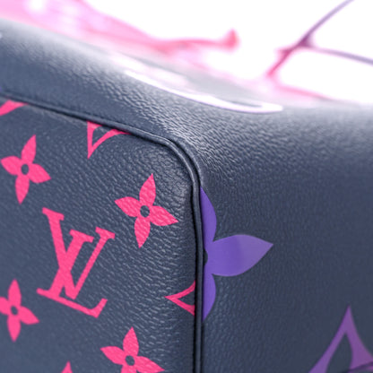 Louis Vuitton Monogram Giant Spring In The City Neverfull MM Midnight Fuchsia 8 of 10