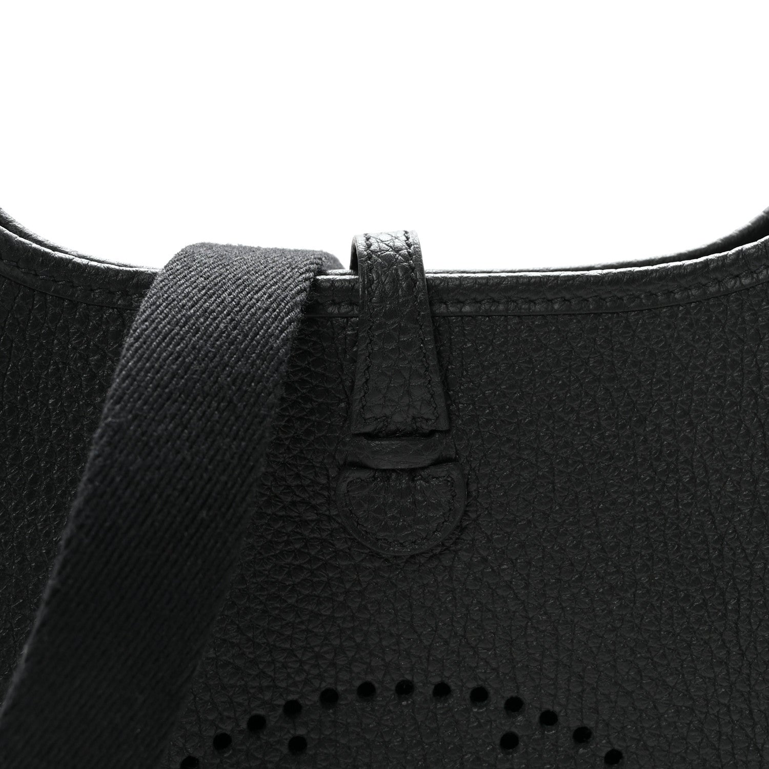 Hermes Taurillon Clemence Evelyne TPM Black 7 of 10