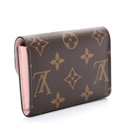 Louis Vuitton Monogram Rosalie Coin Purse Rose Ballerine 2 of 8