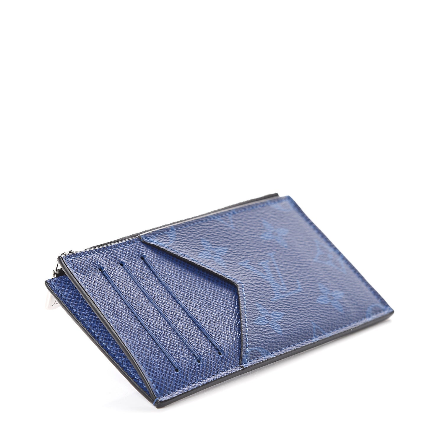 Monogram Taiga Coin Card Holder Cobalt