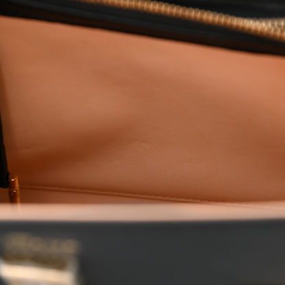 Delvaux Crispy Calfskin MM Tempete Satchel Black 11 of 15