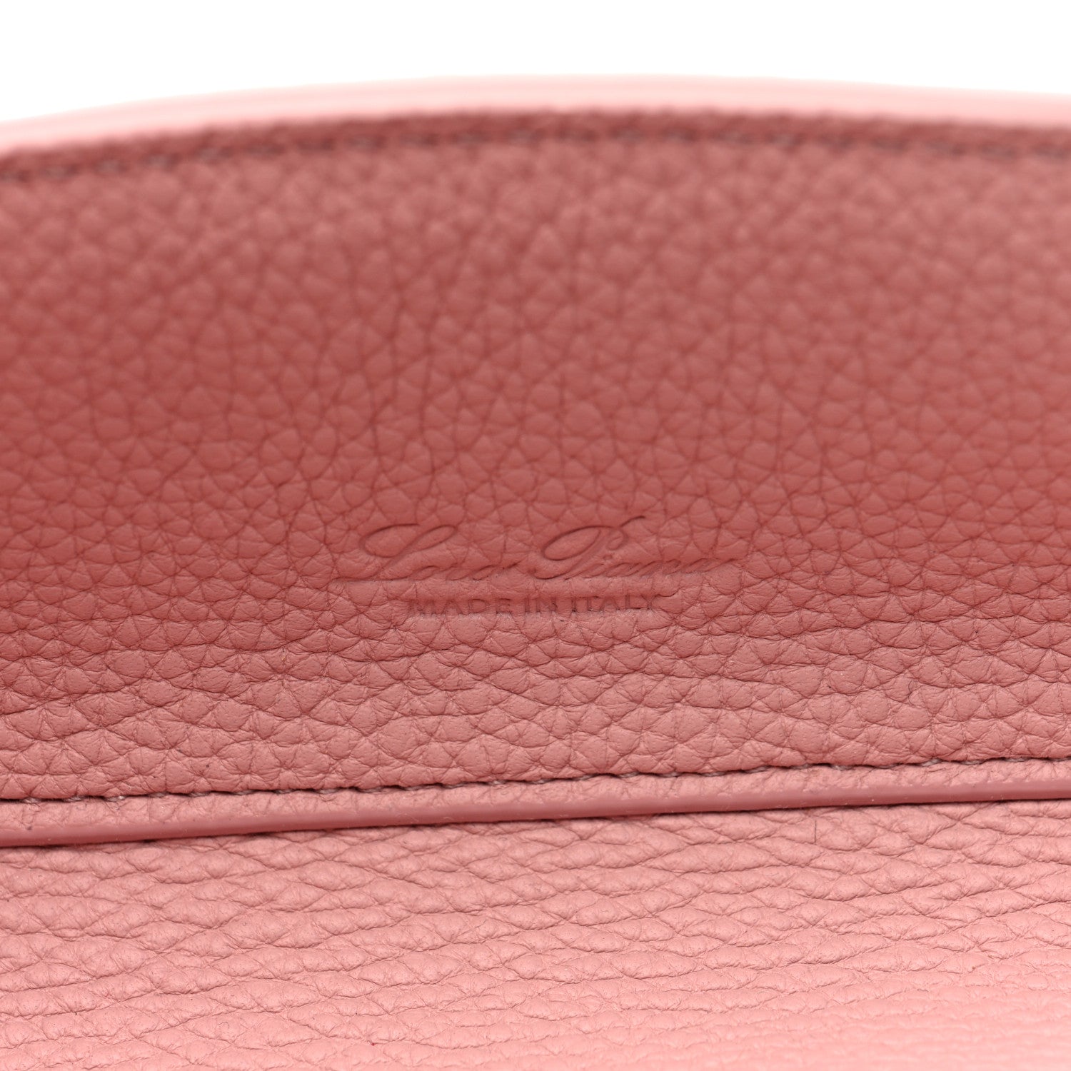 Loro Piana Grained Calfskin Medium Sesia Rosa 7 of 10