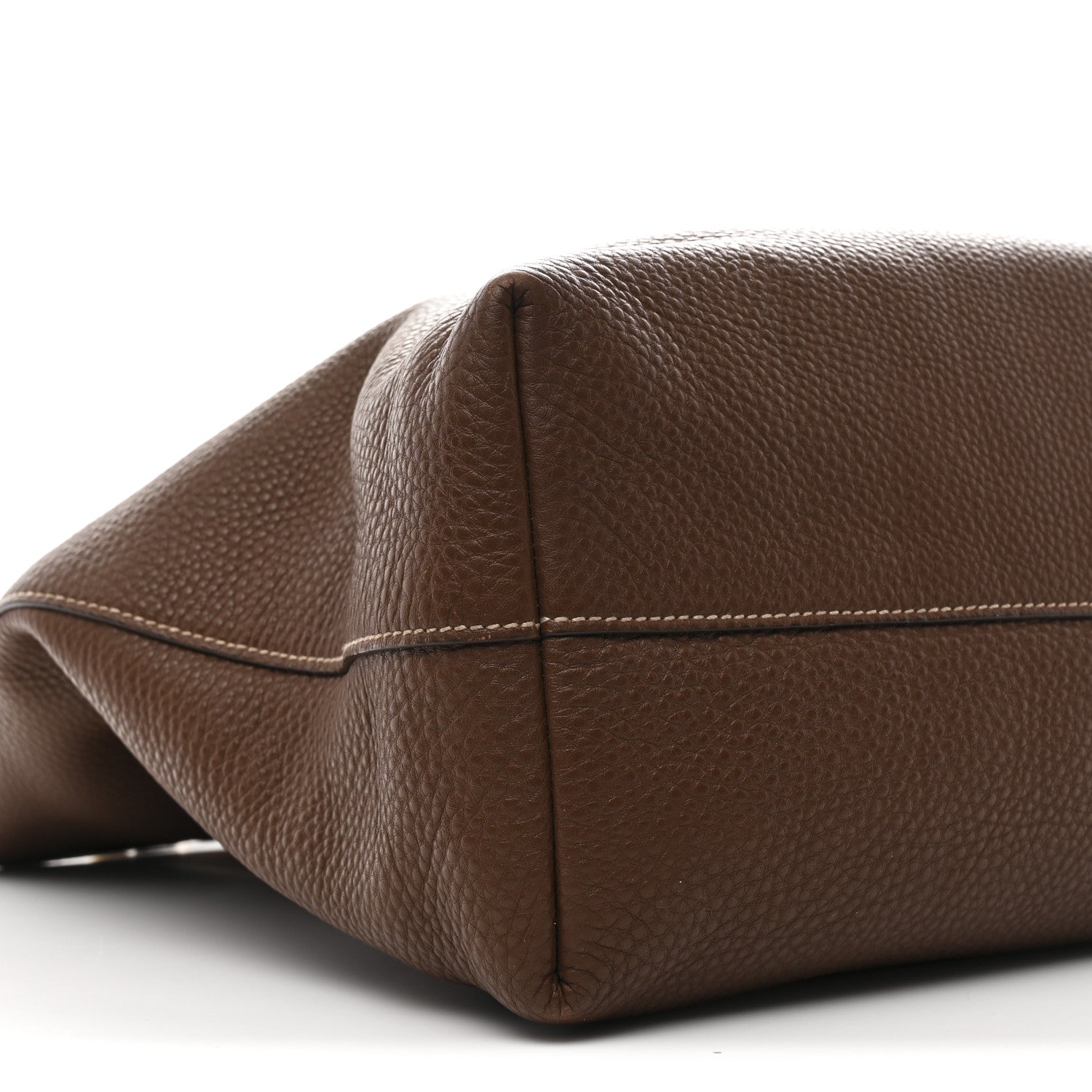 Prada Vitello Daino Shopping Tote Bruciato 9 of 13
