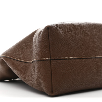 Prada Vitello Daino Shopping Tote Bruciato 9 of 13
