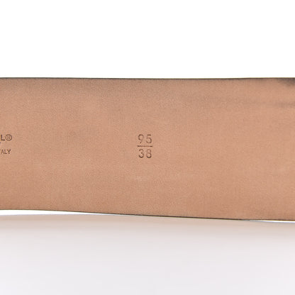 Chanel Calfskin CC Belt 95 38 Dark Brown 5 of 9