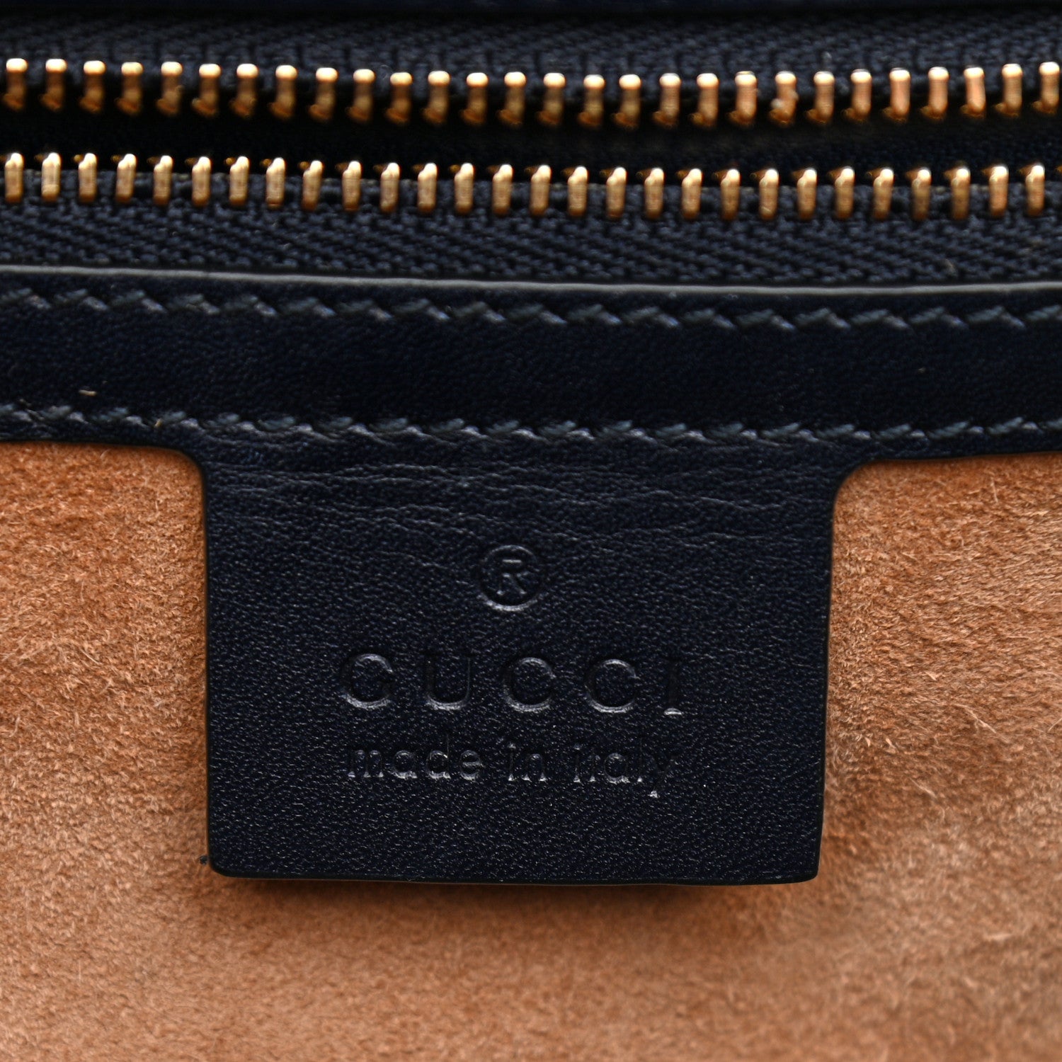 Gucci Vitello Fontanella Web Small Sylvie Shoulder Bag Blue Agata 6 of 12