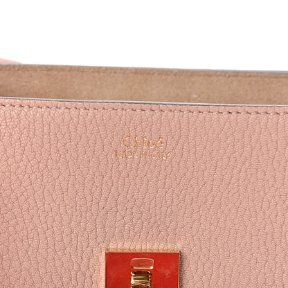 Chloe Grained Lambskin Mini Drew Shoulder Bag Cement Pink 6 of 11