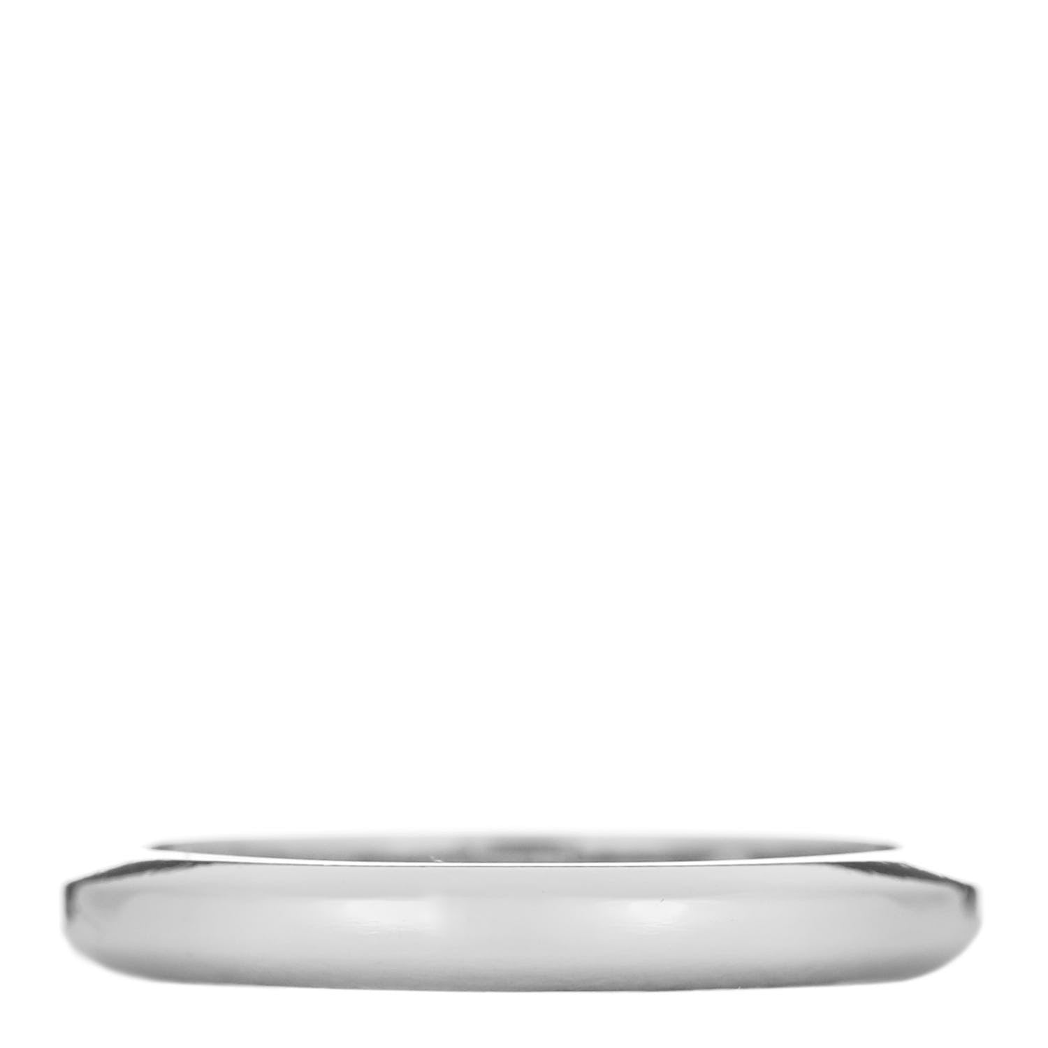 Cartier Platinum 3mm Declaration Wedding Band Ring 56 7.5 3 of 5
