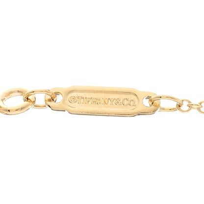 Tiffany 18K Yellow Gold Small T Smile Pendant Necklace 4 of 5