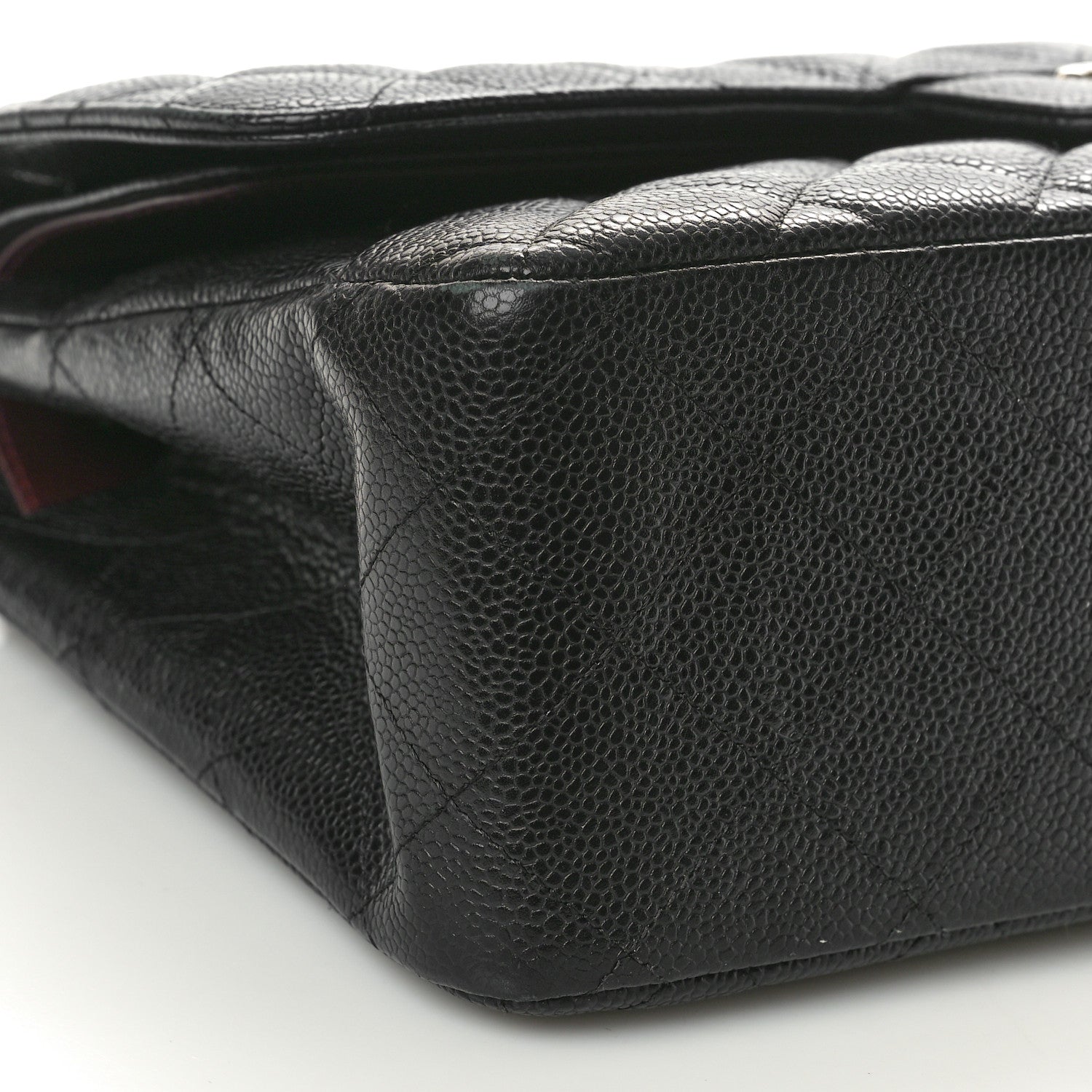 Chanel Caviar Quilted Jumbo Double Flap Black 9 of 11