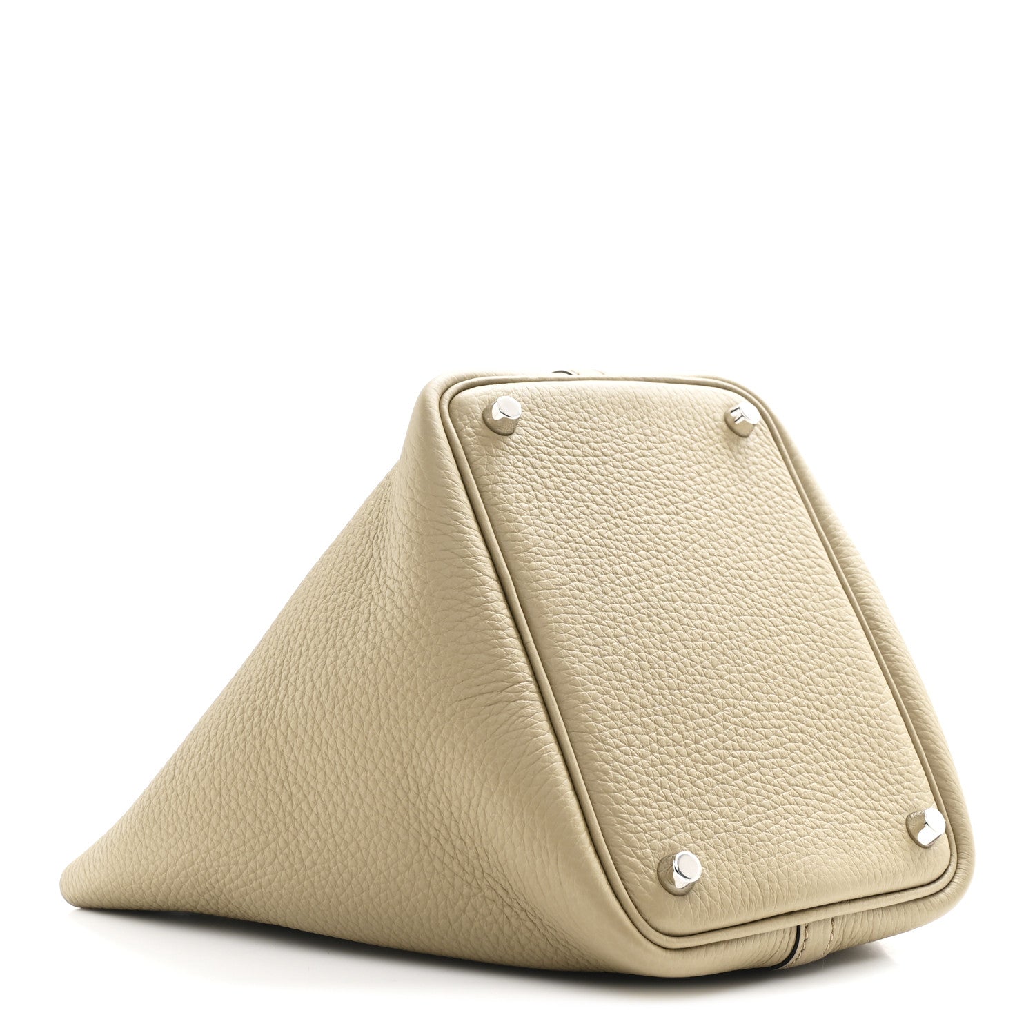 Hermes Taurillon Clemence Picotin Lock 18 PM Beige Marfa 4 of 11