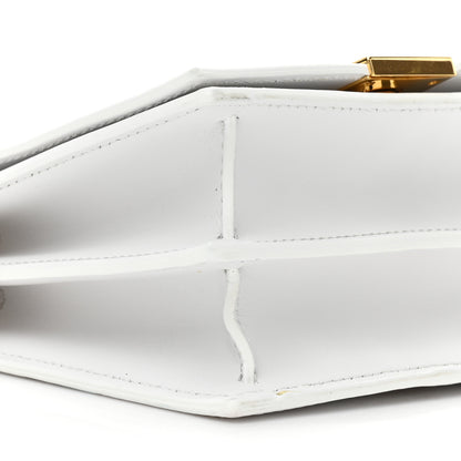Off-White Calfskin Diag Binder Flap Bag White 9 of 13