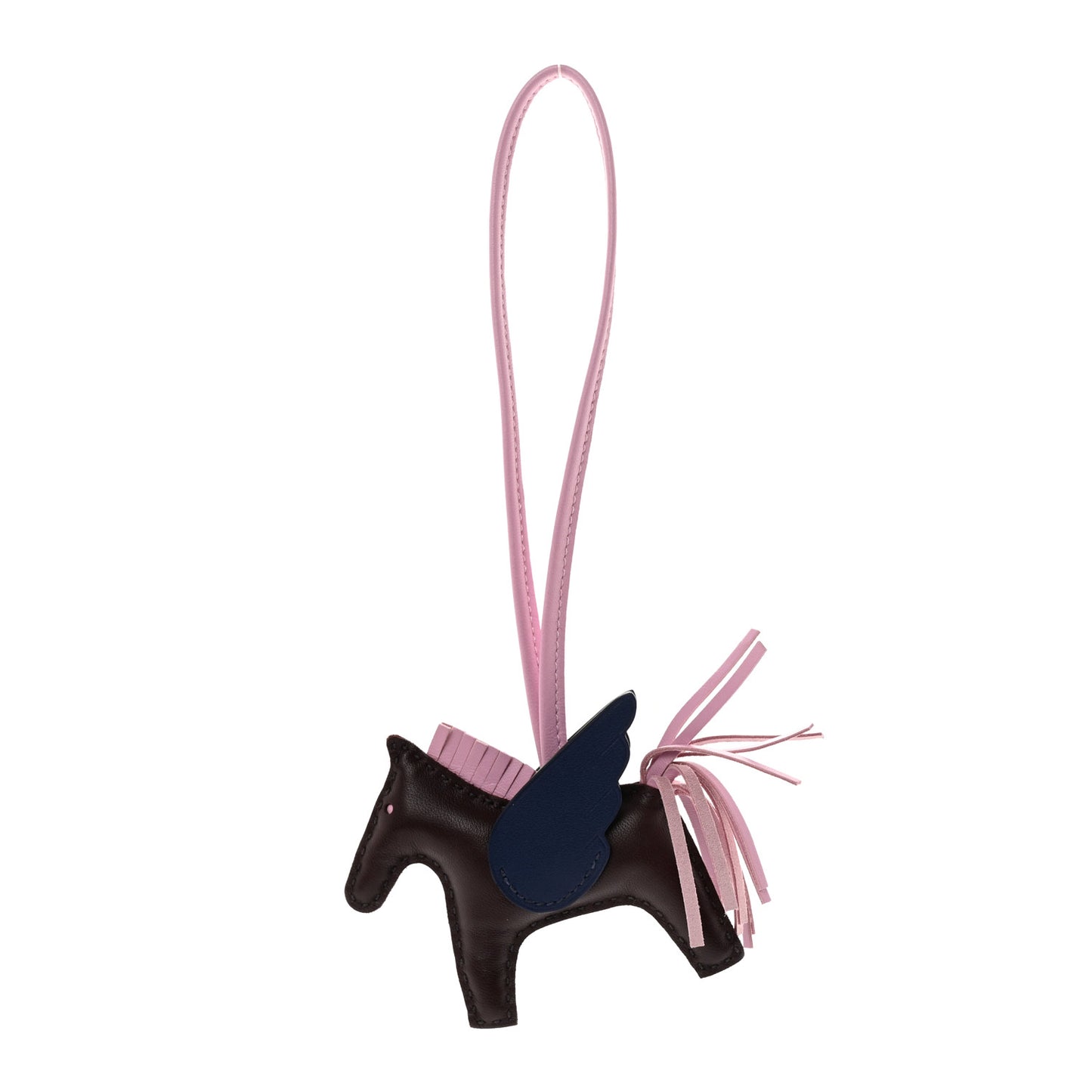 Milo Lambskin Grigri Rodeo Pegase Horse Bag Charm PM Rouge Sellier Mauve Sylvestre Bleu Saphir