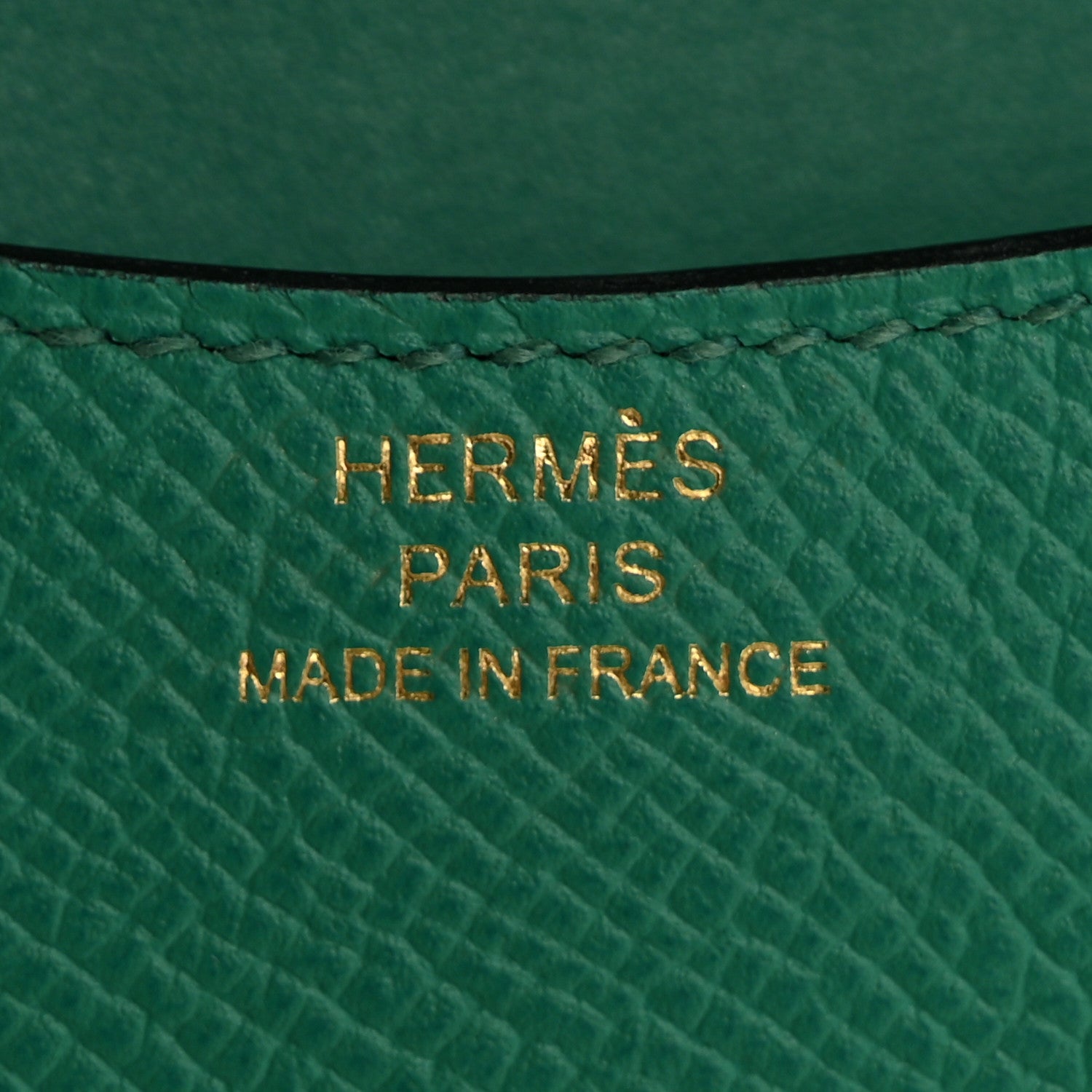 Hermes Epsom Constance Slim Wallet Vert Jade 7 of 11