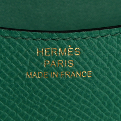 Hermes Epsom Constance Slim Wallet Vert Jade 7 of 11
